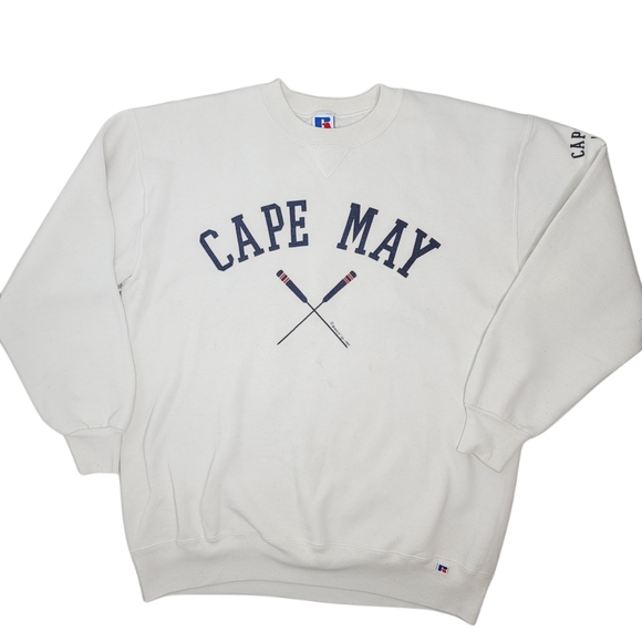 Cape May vintage 1989 breezin' up cape may city NJ pull over sweatshirt size XL - Picture 1 of 5